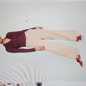 BNWT-UNIVERSAL STANDARD Carol high rise small stretch twill pants